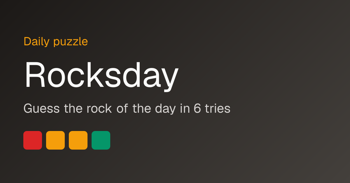 Rocksday screenshot